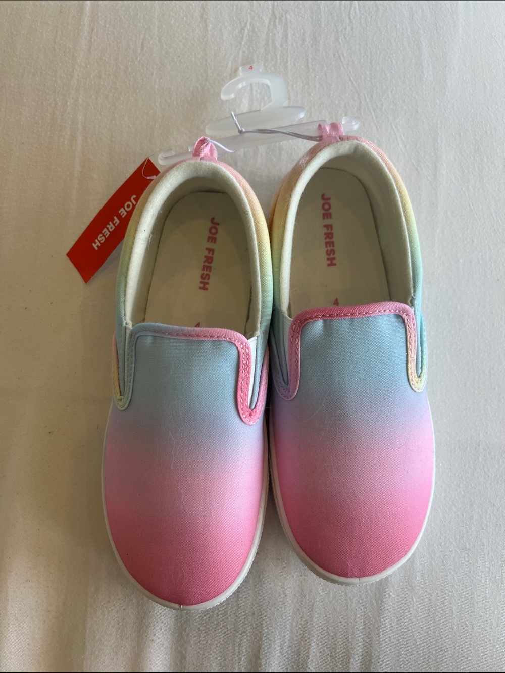 Joe Fresh Kids Pastel Tie-Dye Slip-On Sneakers - Pink, Blue & Yellow
